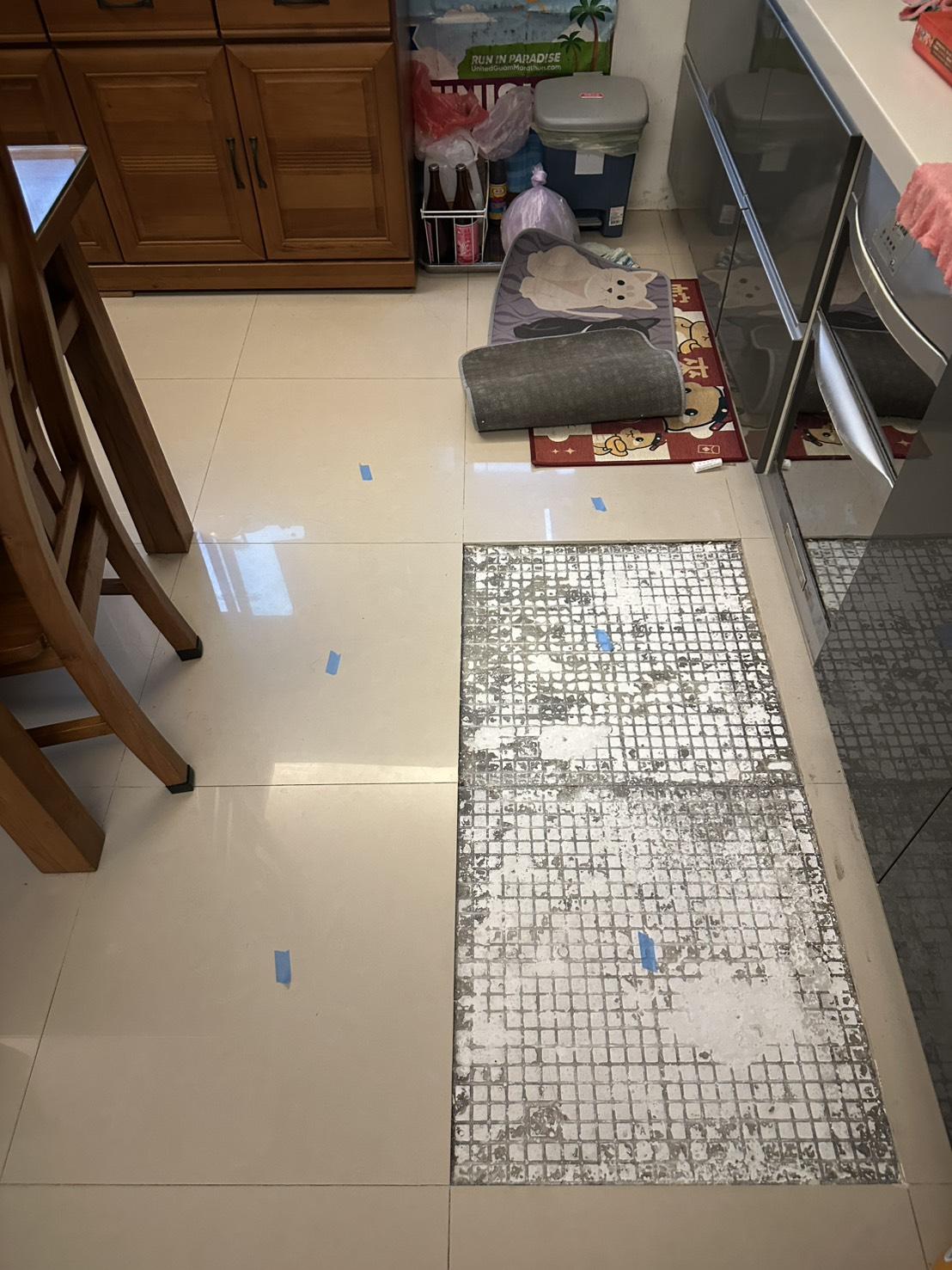 苗栗地磚隆起破裂(60CM)