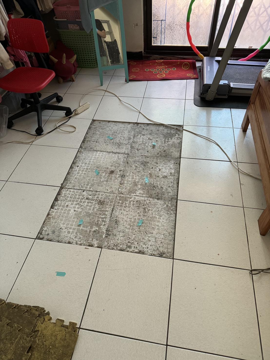 宜蘭礁溪地磚隆起(40*40CM)